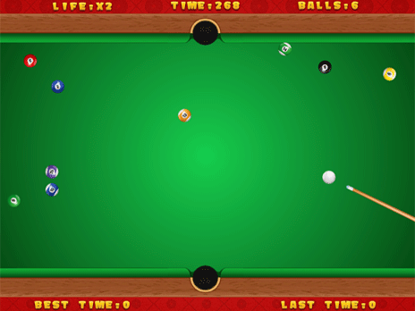 flash game billiards by axifer